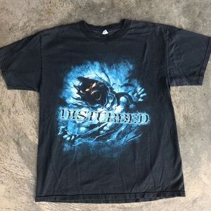 y2k Disturbed Band Tee !!